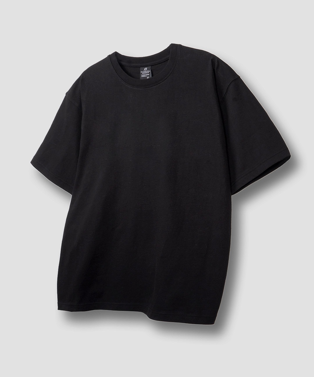 无纹 Standas 短袖 T恤 (黑色)